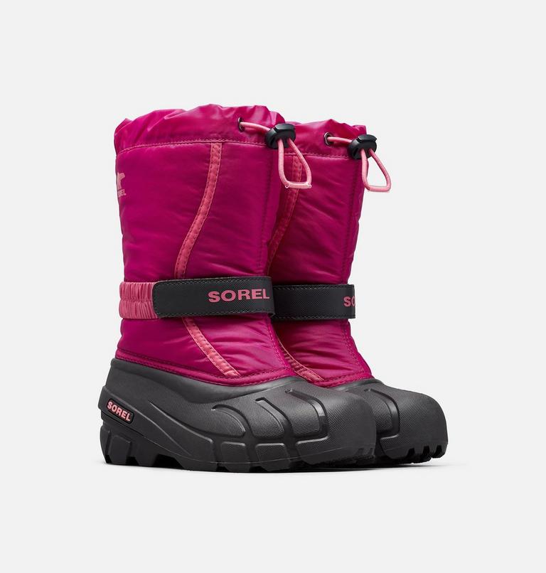 Youth YOUTH FLURRY Snow Boots, Color: Deep Blush, Tropic Pink, image 2
