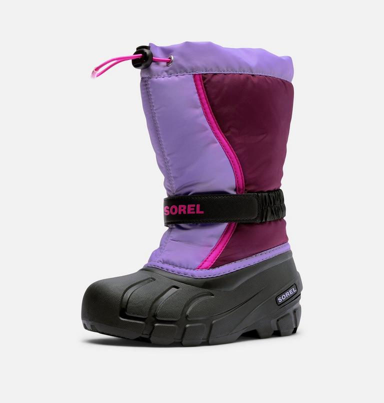Kids' YOUTH FLURRY Snow Boots, Color: Purple Dahlia, Paisley Purple, image 7