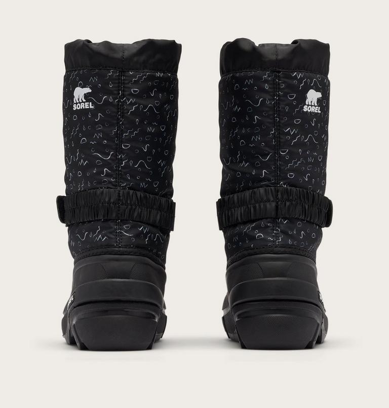 FLURRY Print Youth Boot, Color: Black, Sea Salt, image 2