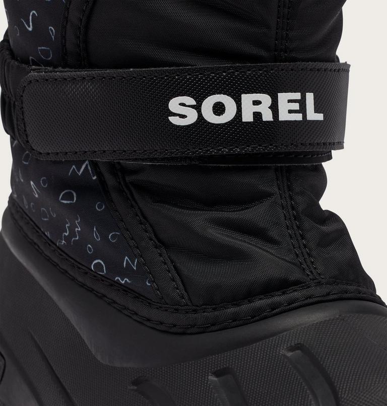 FLURRY Print Youth Boot, Color: Black, Sea Salt, image 9