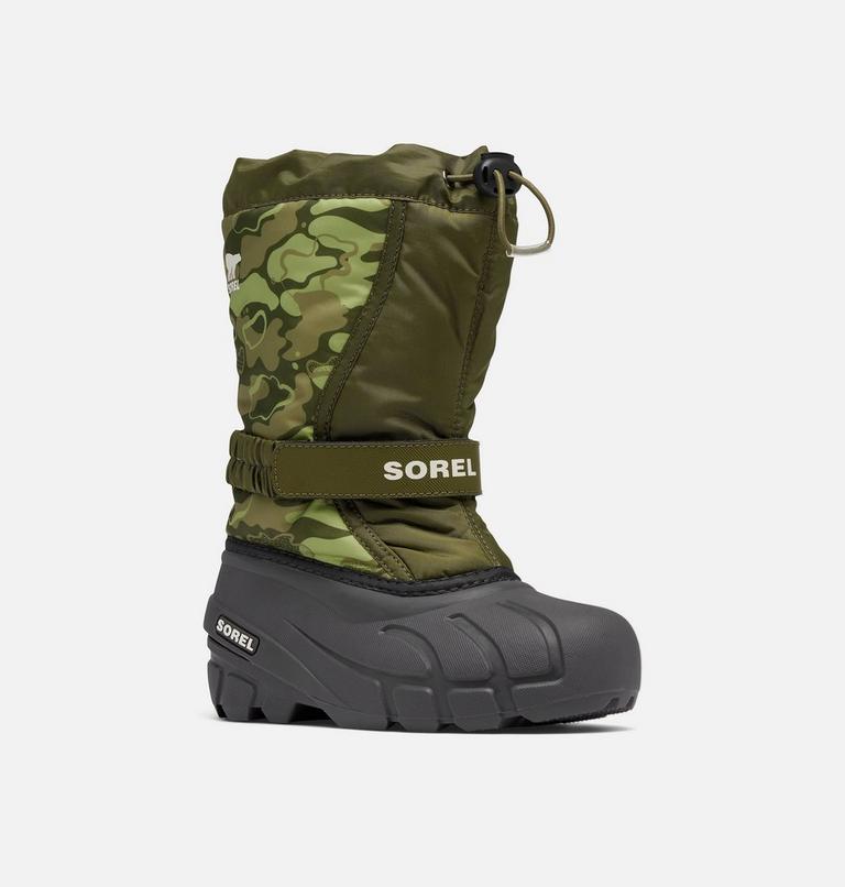 FLURRY Bottes à imprimés pour jeunes, Color: Utility Green, Savory, image 7