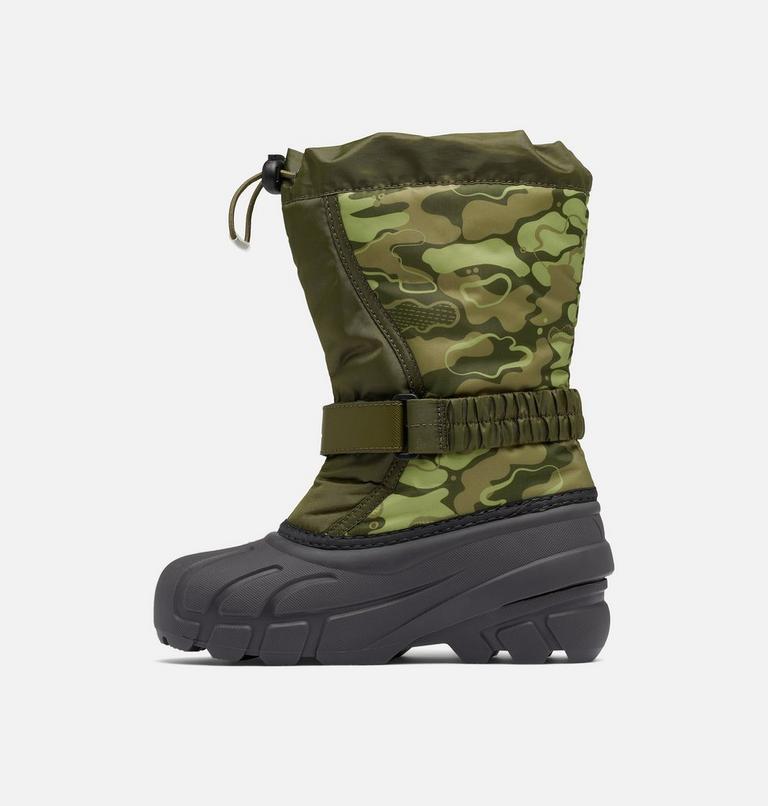 FLURRY Bottes à imprimés pour jeunes, Color: Utility Green, Savory, image 4