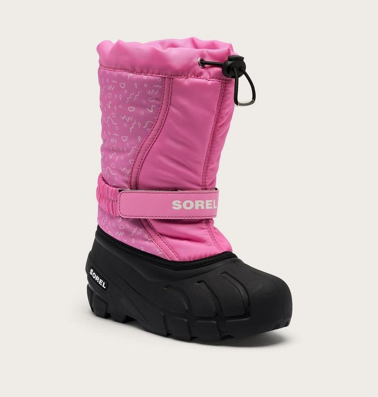 FLURRY Print Youth Boot, Color: Orchid, Black, image 6