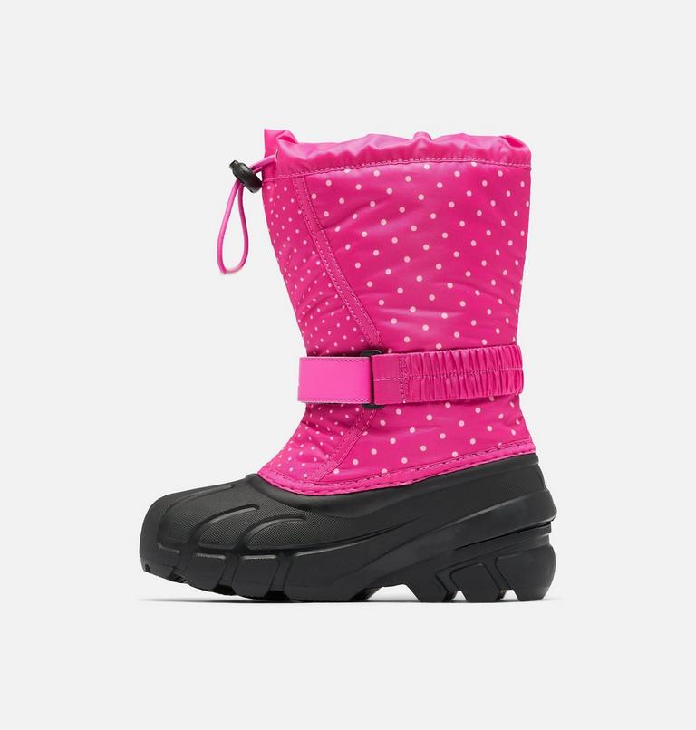 FLURRY Bottes à imprimés pour jeunes, Color: Fuchsia Fizz, Black, image 4