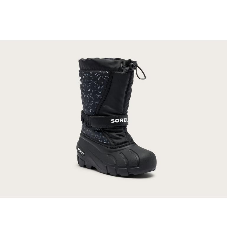 FLURRY Bottes à imprimés pour enfants, Color: Black, Sea Salt, image 6