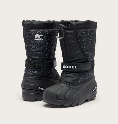 FLURRY Bottes à imprimés pour enfants, Color: Black, Sea Salt, image 20