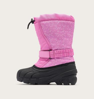 FLURRY Print Children's Boot, Color: Orchid, Black, image 11