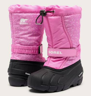 FLURRY Print Children's Boot, Color: Orchid, Black, image 12