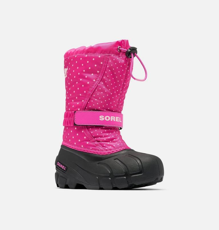 FLURRY Bottes à imprimés pour enfants, Color: Fuchsia Fizz, Black, image 5