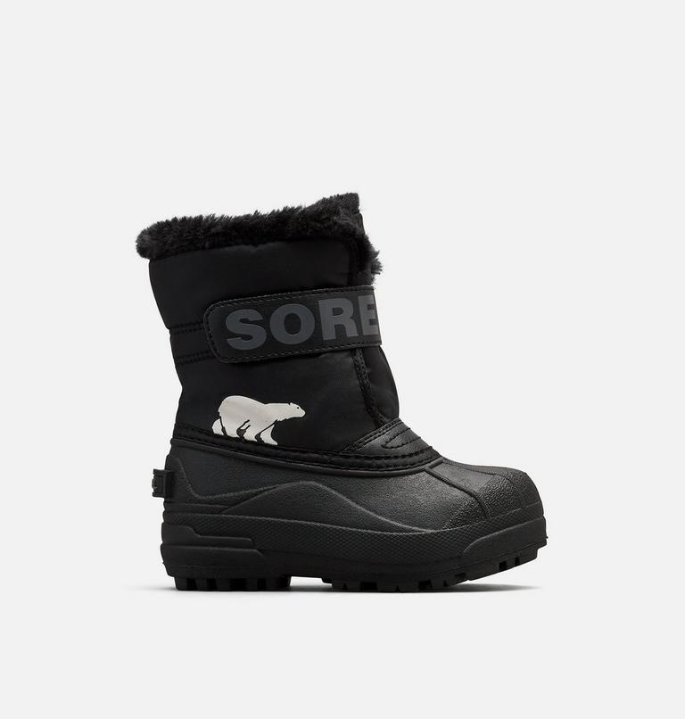 SNOW COMMANDER Children's Boot, Color: Black, Charcoal, image 1