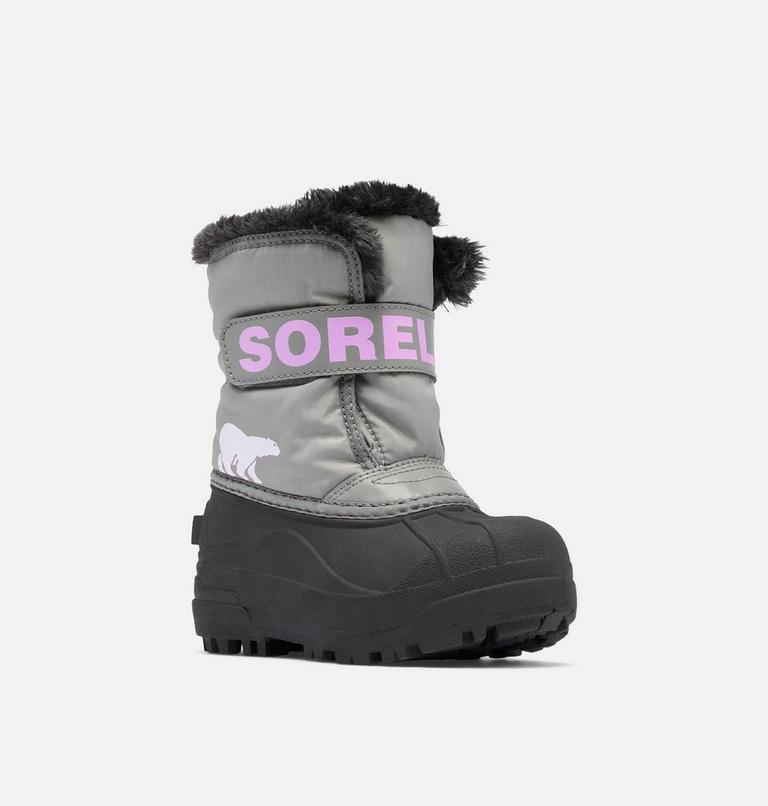 SNOW COMMANDER Children's Boot, Color: Chrome Grey, Euphoric Lilac, image 5