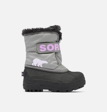 SNOW COMMANDER Bottes pour enfants, Color: Chrome Grey, Euphoric Lilac, image 1