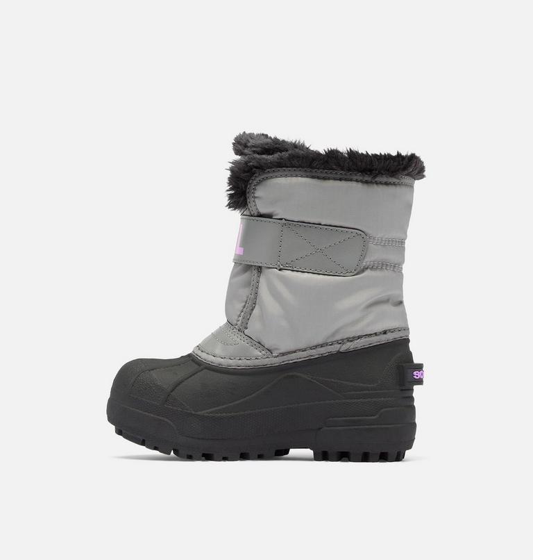 SNOW COMMANDER Children's Boot, Color: Chrome Grey, Euphoric Lilac, image 4