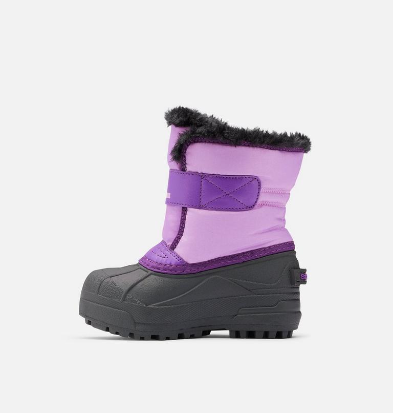 Kids' SNOW COMMANDER Snow Boots, Color: Gumdrop, Purple Violet, image 4