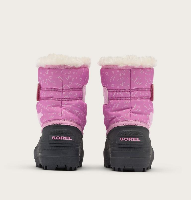 Kids' SNOW COMMANDER Snow Boots, Color: Orchid, Pink Flare, image 2