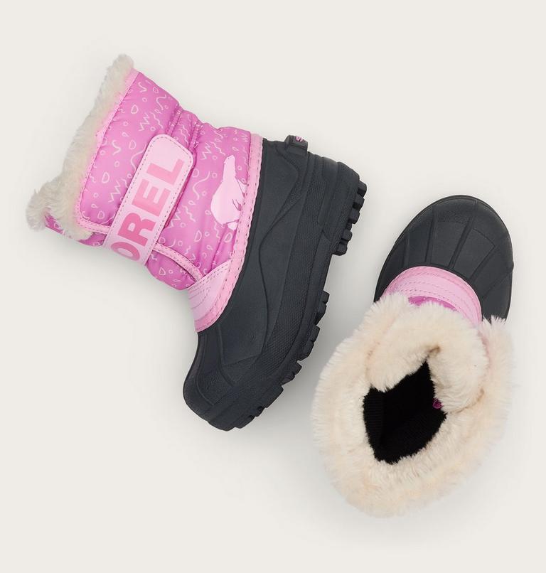 Kids' SNOW COMMANDER Snow Boots, Color: Orchid, Pink Flare, image 4