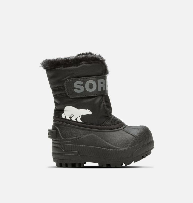 Toddlers's SNOW COMMANDER Snow Boots, Color: Black, Charcoal, image 1