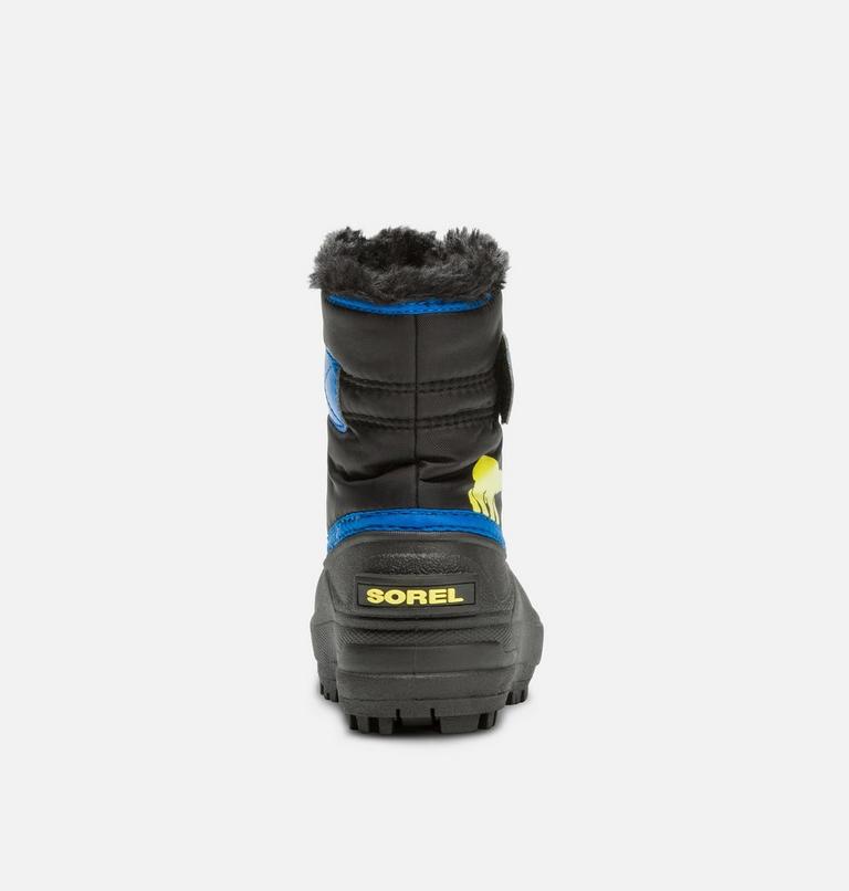 Toddlers's SNOW COMMANDER Snow Boots, Color: Black, Super Blue, image 3