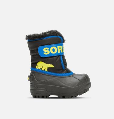 SNOW COMMANDER Toddler Boot, Color: Black, Super Blue, image 25