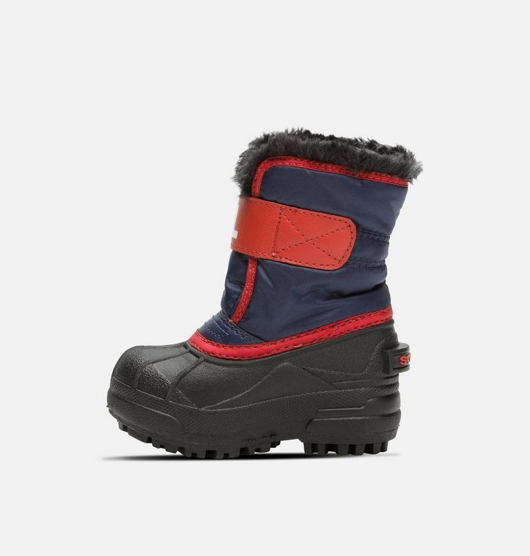 Toddlers's SNOW COMMANDER Snow Boots, Color: Nocturnal, Sail Red, image 4