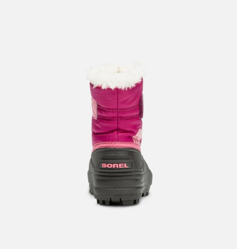 Toddlers's SNOW COMMANDER Snow Boots, Color: Tropic Pink, Deep Blush, image 3