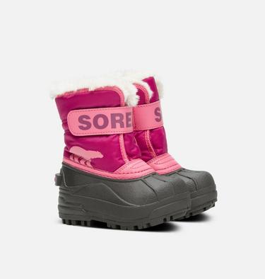 SNOW COMMANDER Toddler Boot, Color: Tropic Pink, Deep Blush, image 2