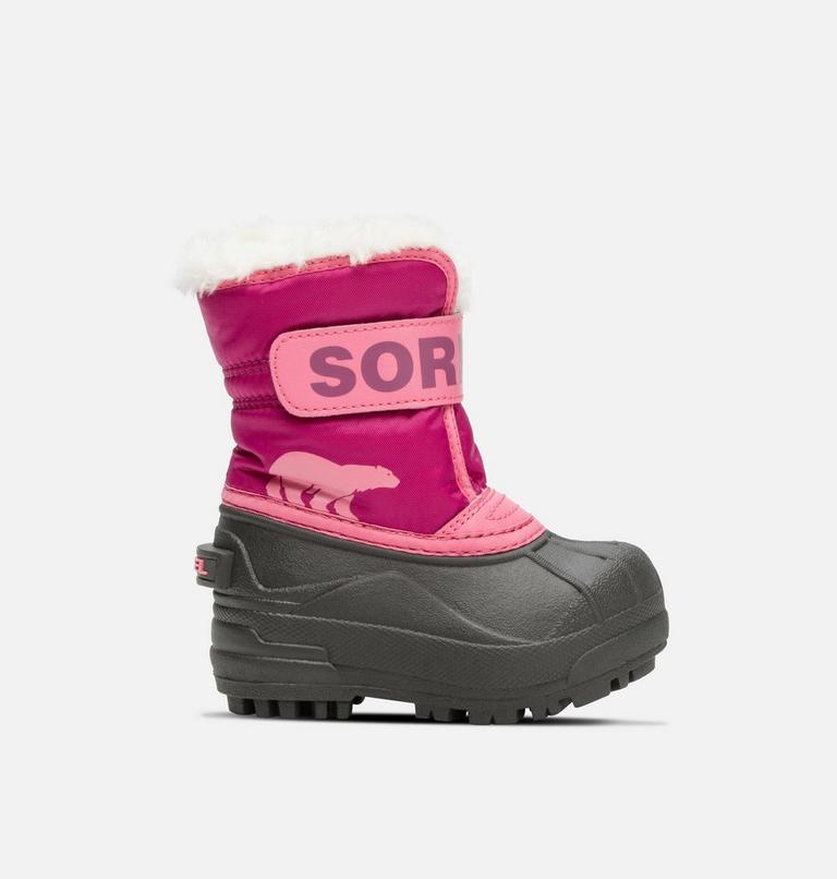 Toddlers's SNOW COMMANDER Snow Boots, Color: Tropic Pink, Deep Blush, image 1