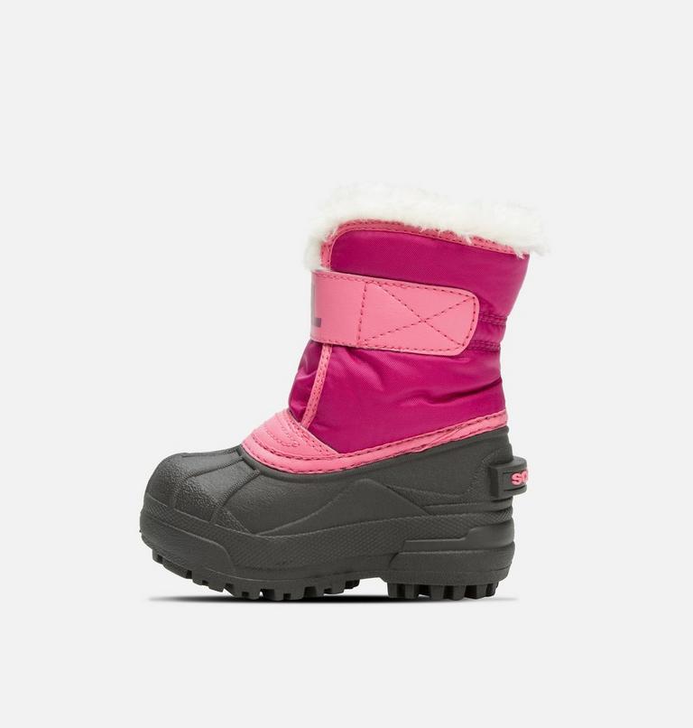 Toddlers's SNOW COMMANDER Snow Boots, Color: Tropic Pink, Deep Blush, image 4