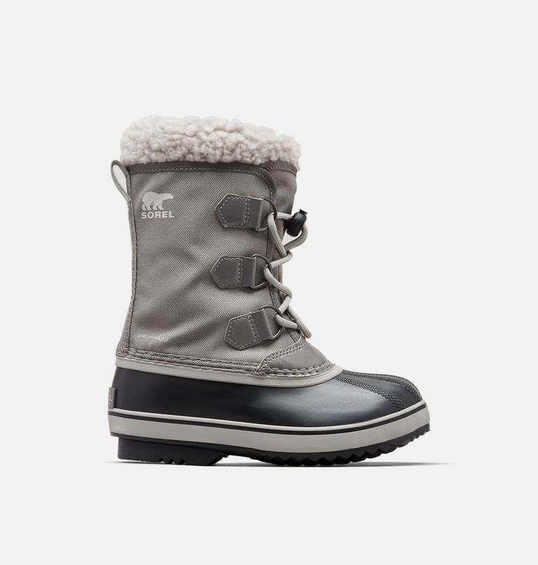Youth YOOT PAC Nylon Waterproof Snow Boots, Color: Quarry, Dove, image 1