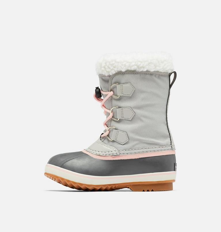 Youth YOOT PAC Nylon Waterproof Snow Boots, Color: Dove, Gum 2, image 4
