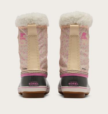 YOOT PAC Nylon Youth Waterproof Boot, Color: Honey White, Orchid, image 6