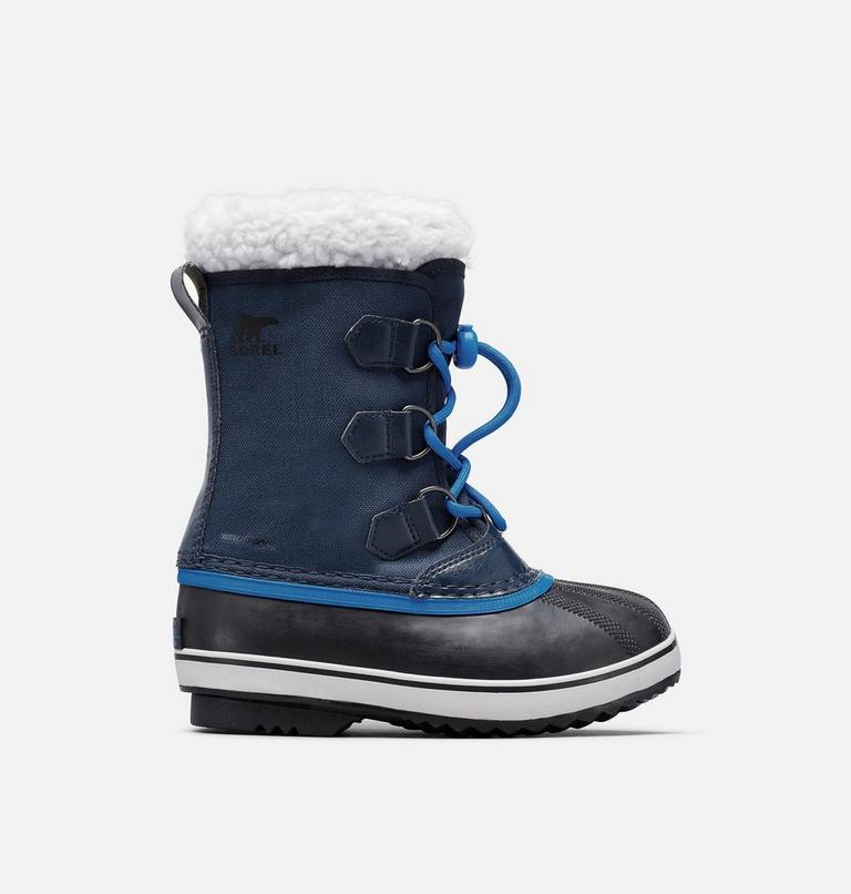 Youth YOOT PAC Nylon Waterproof Snow Boots, Color: Collegiate Navy, Super Blue, image 1