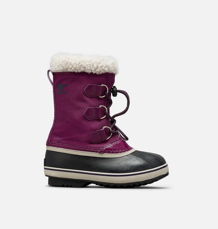Youth YOOT PAC Nylon Waterproof Snow Boots, Color: Wild Iris, Dark Plum, image 1