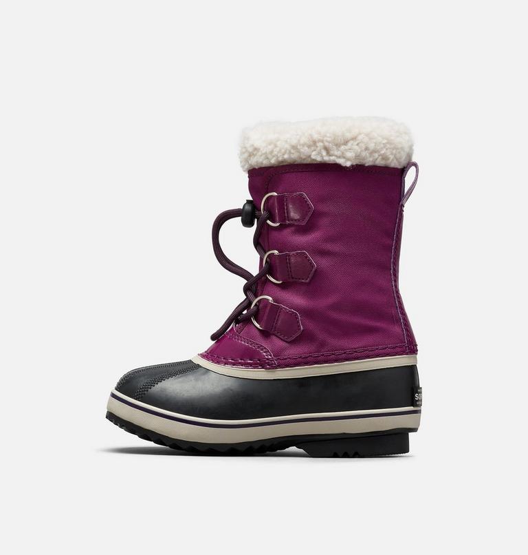 Youth YOOT PAC Nylon Waterproof Snow Boots, Color: Wild Iris, Dark Plum, image 4