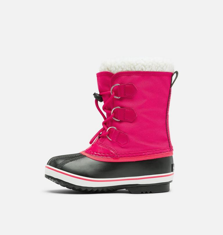 Youth YOOT PAC Nylon Waterproof Snow Boots, Color: Bright Rose, image 4