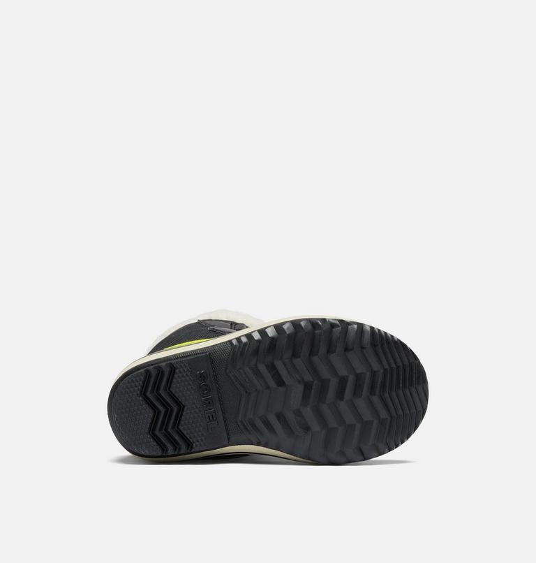 Botas de nieve impermeables YOOT PAC Nylon para niños, Color: Black, Chartreuse, image 6