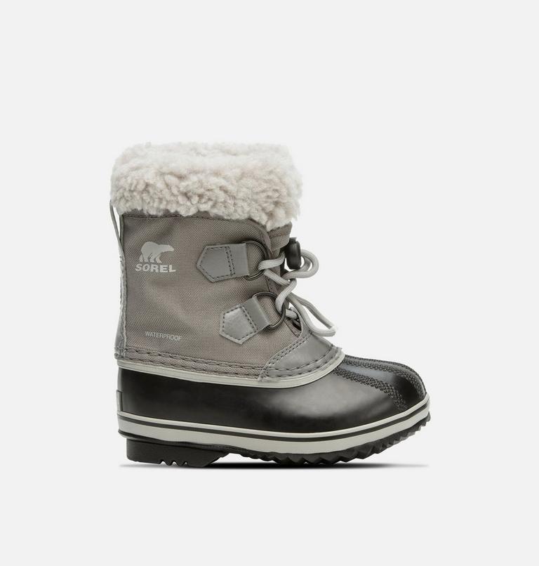 Kids' YOOT PAC Nylon Waterproof Snow Boots, Color: Quarry, Dove, image 1