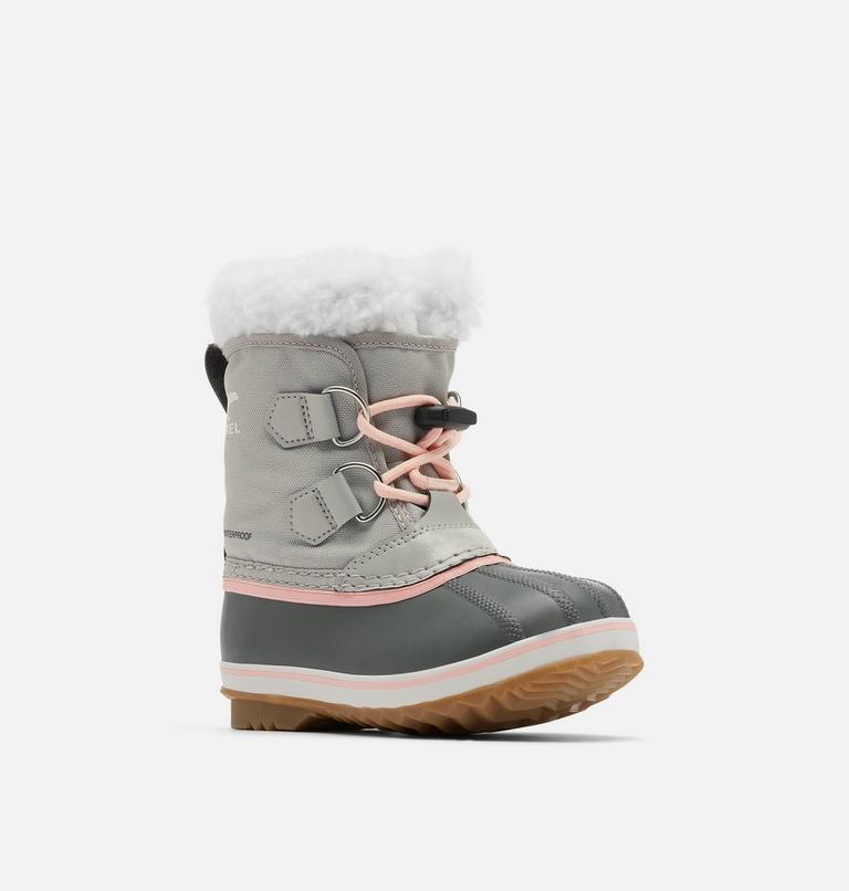 Kids' YOOT PAC Nylon Waterproof Snow Boots, Color: Dove, Gum 2, image 7