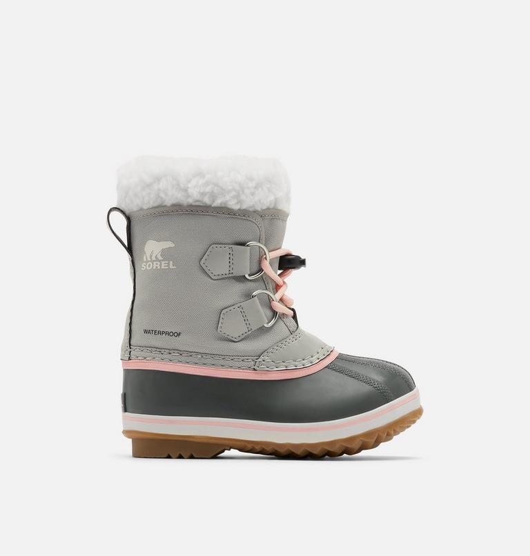 Kids' YOOT PAC Nylon Waterproof Snow Boots, Color: Dove, Gum 2, image 1