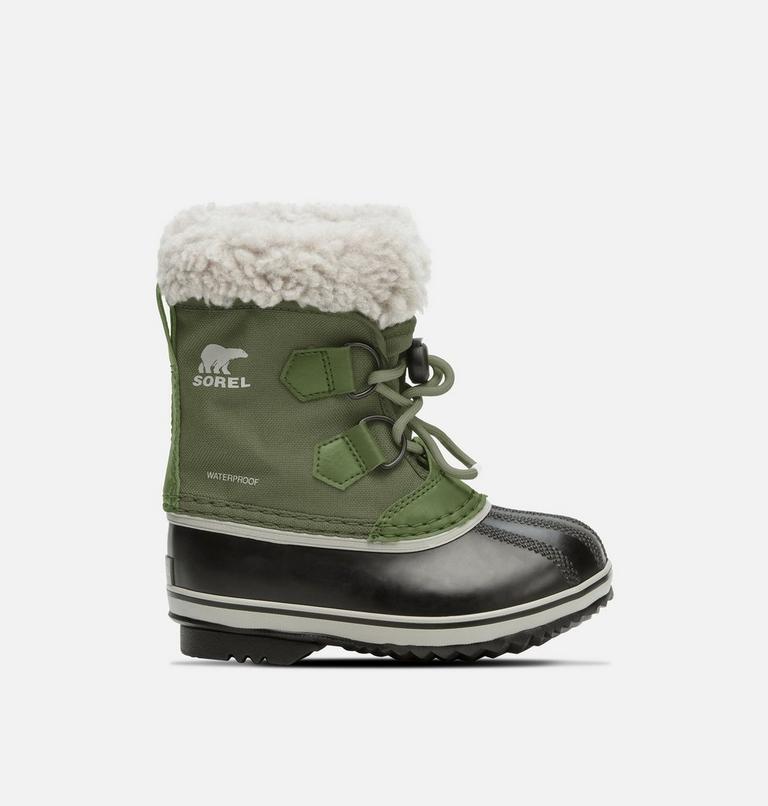 Kids' YOOT PAC Nylon Waterproof Snow Boots, Color: Hiker Green, image 1