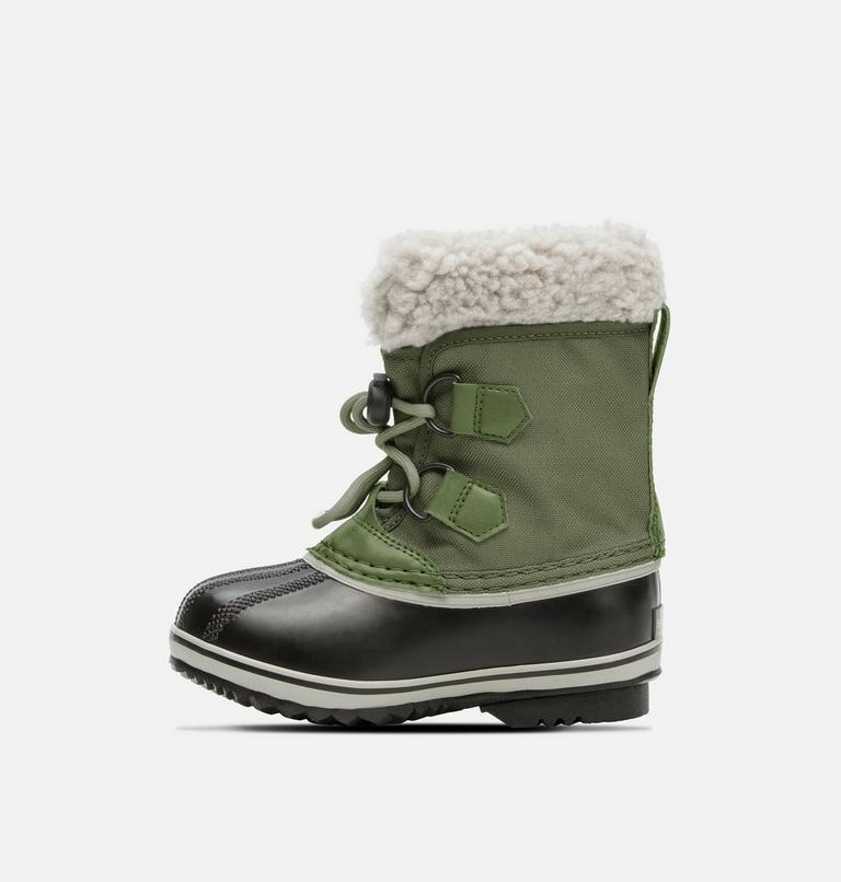 Kids' YOOT PAC Nylon Waterproof Snow Boots, Color: Hiker Green, image 4