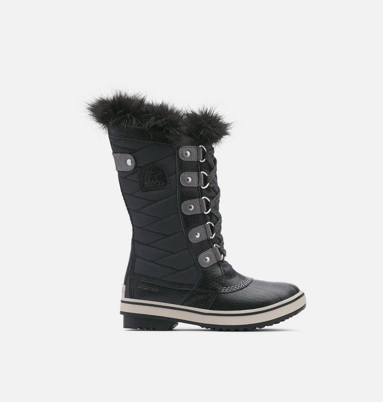 Youth TOFINO II Waterproof Snow Boots, Color: Black, Quarry, image 1