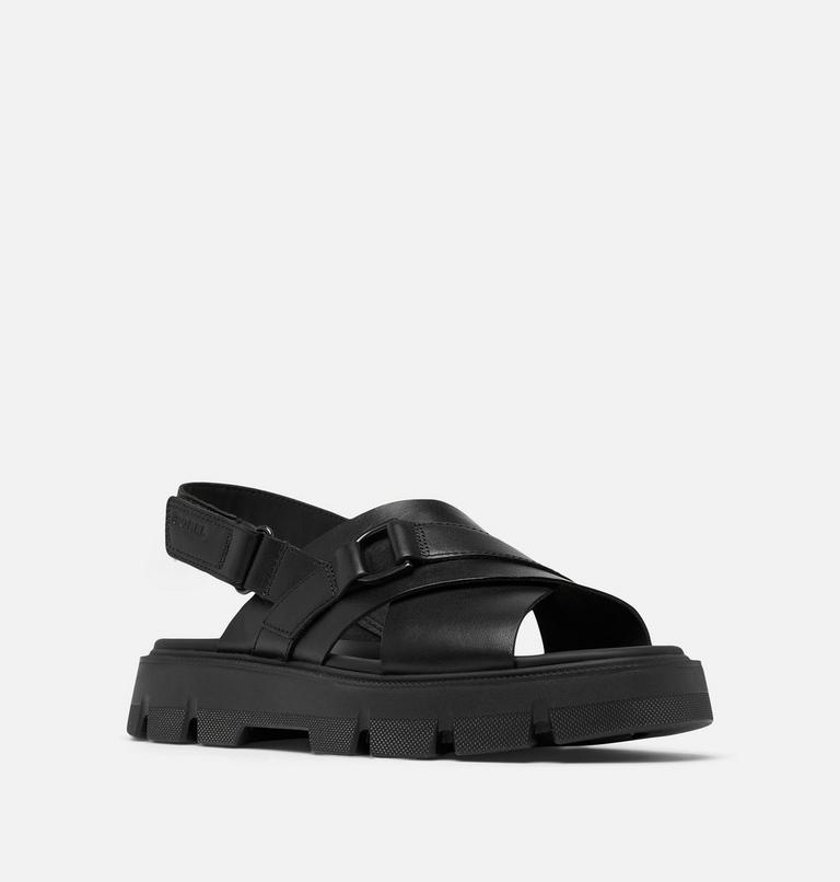 Women's REIN CB Crisscross Sandal, Color: Black, Black, image 7