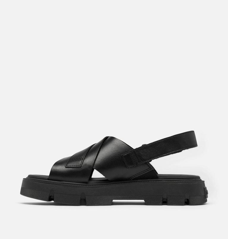 Women's REIN CB Crisscross Sandal, Color: Black, Black, image 4