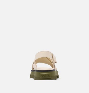 Sandale à Brides Entrelacées REIN CB Femme, Color: Chalk, Utility Green, image 3