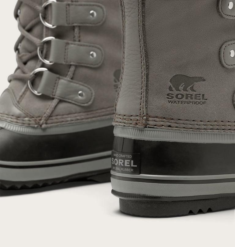 Women's JOAN OF ARCTIC Waterproof Snow Boots, Color: Quarry, Black, image 8