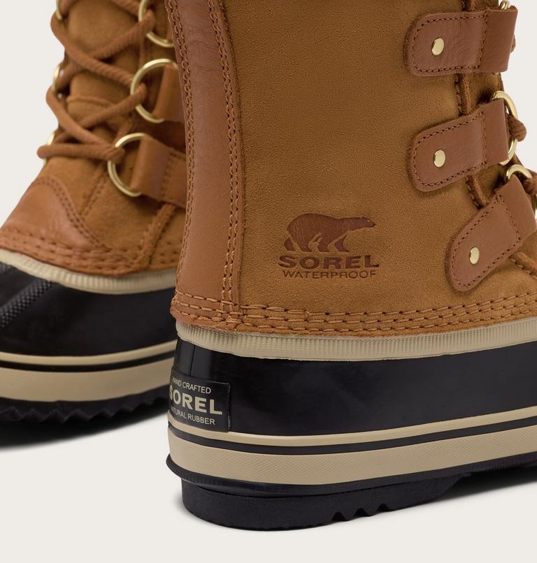Women's JOAN OF ARCTIC Waterproof Snow Boots, Color: Camel Brown, Black, image 9