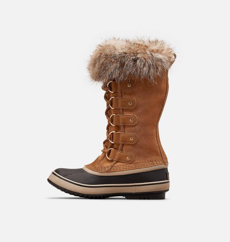 Women's JOAN OF ARCTIC Waterproof Snow Boots, Color: Camel Brown, Black, image 4