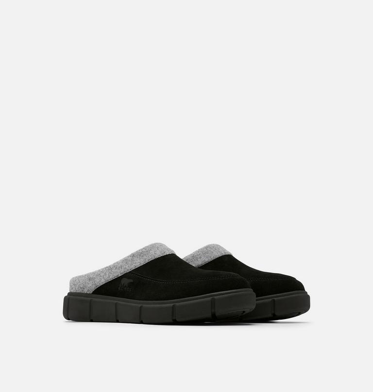 SOREL EXPLORER III Men's Mule, Color: Black, Black, image 2