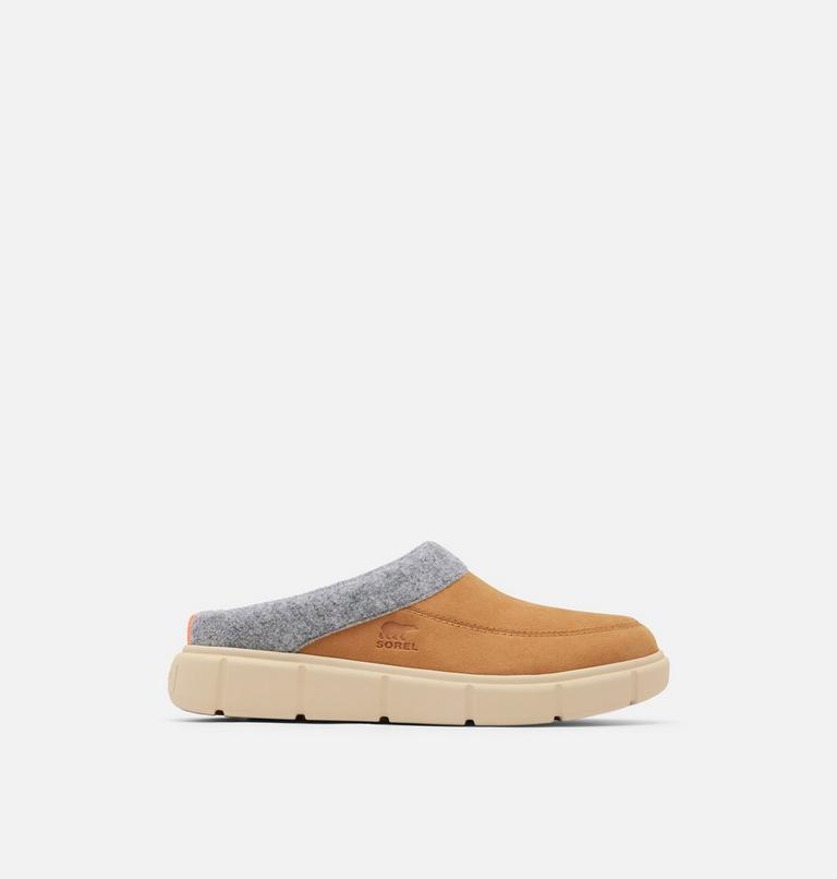 SOREL EXPLORER III Men's Mule, Color: Tawny Buff, Gum 17, image 1